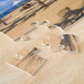 熱帯ビーチジグソーパズル。 ジグソーパズル (側面)