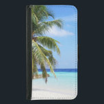 熱帯ビーチターコイズウォーターホワイトサンド GALAXY S5 ウォレットケース<br><div class="desc">美しい熱帯ビーチとターコイズ水。パラダイスの青い空の白い砂のビーチ。</div>