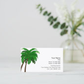 熱帯ビーチテーマ 名刺 (スタンド正面)
