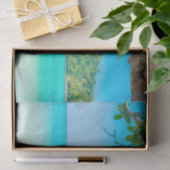 熱帯ビーチデコページ 薄葉紙 (ギフト)