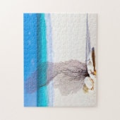 熱帯ビーチトリニダード・トバゴ。 ジグソーパズル (縦)