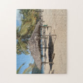 熱帯ビーチトリニダード・トバゴ。 ジグソーパズル (縦)