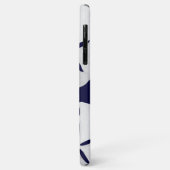 熱帯ビーチネイビーブルーホワイトサンドドル Case-Mate iPhoneケース (裏面/左)