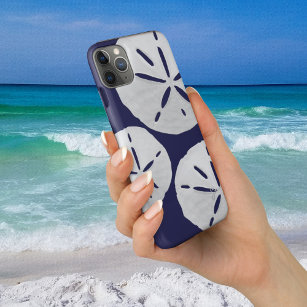 熱帯ビーチネイビーブルーホワイトサンドドル iPhone 11 PRO MAXケース