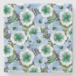 熱帯ビーチハイビスカス ストーンコースター