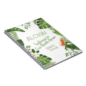 熱帯ビーチハウスの休暇のレンタル来客名簿 ノートブック (右側)