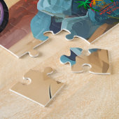 🌅熱帯ビーチハット ジグソーパズル (側面)