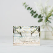 熱帯ビーチハネムーンウィッシュエンクロージャカード エンクロージャーカード (スタンド正面)