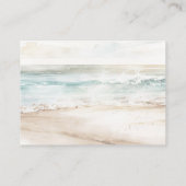 熱帯ビーチハネムーンウィッシュエンクロージャカード エンクロージャーカード (裏面)