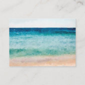 熱帯ビーチハネムーンウィッシュエンクロージャカード エンクロージャーカード (裏面)