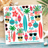 熱帯ビーチハワイアンパイナップルメレカリキマカ シーズンカード