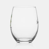 熱帯ビーチバチェロレッテウィークエンドパーティーデコール ステムなしワイングラス (左)