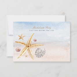 熱帯ビーチバチェロレッテ招待状 招待状