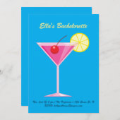 熱帯ビーチバチェロレッテ招待状 招待状 (正面/裏面)