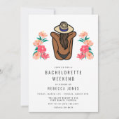 熱帯ビーチバチェロレッテ週末旅行 招待状 (正面)