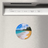 熱帯ビーチパラダイス，ハワイ マグネット (インサイチュ (食洗機))