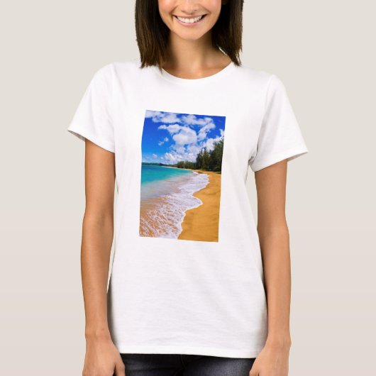 熱帯ビーチパラダイス,ハワイ Tシャツ (正面)