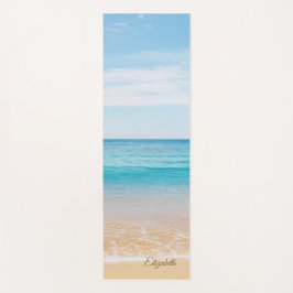 熱帯ビーチパーソナライズされた- ヨガマット