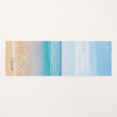 熱帯ビーチパーソナライズされた- ヨガマット (正面(横))