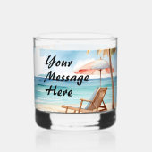 熱帯ビーチパーティー ウイスキーグラス (正面)