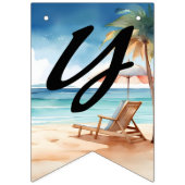 熱帯ビーチパーティー バンティングフラッグ (第1の旗)