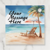 熱帯ビーチパーティー フェイバータグ (裏面)