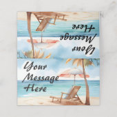 熱帯ビーチパーティー プレイスカード (外部開封)