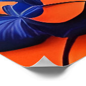 熱帯ビーチパームツリーシーン ポスター (角)