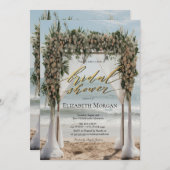 熱帯ビーチフローラアーバー 招待状 (正面/裏面)