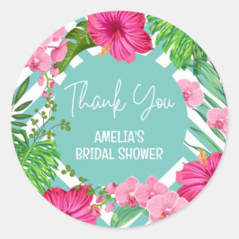 熱帯ビーチフローラブライダルシャワーの優勝者 ラウンドシール