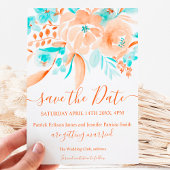 熱帯ビーチフローラ水の色を保存する 案内ポストカード