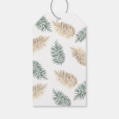 熱帯ビーチブライダルシャワーメッセージカード ギフトタグ (裏面)