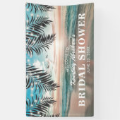 熱帯ビーチブライダルシャワー |光源の文字列 横断幕 (縦)