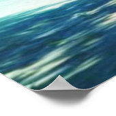 熱帯ビーチプリント ポスター (角)