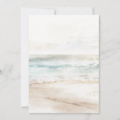 熱帯ビーチプロテア甘い16 招待状 (裏面)