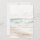 熱帯ビーチプロテア50th誕生日パーティー 招待状 (裏面)