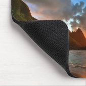 熱帯ビーチマウスパッド マウスパッド (コーナー)