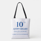 熱帯ビーチマモダンル結婚ディブの目的地 トートバッグ (裏面)