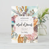 熱帯ビーチメイド・オブ・オーナー（花嫁付き添い人）提案カード 案内状 (スタンド正面)