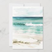 熱帯ビーチメイド・オブ・オーナー（花嫁付き添い人）提案カード 案内状 (裏面)