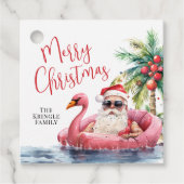 熱帯ビーチメリークリスマス フェイバータグ (正面)