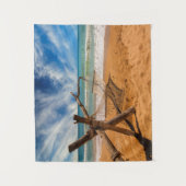 熱帯ビーチリゾート|タイのハンモック タペストリー (正面)