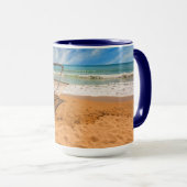 熱帯ビーチリゾート|タイのハンモック マグカップ (正面右)