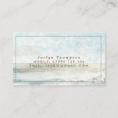 熱帯ビーチ先の名刺 名刺 (裏面)