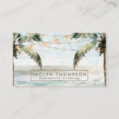熱帯ビーチ先の名刺 名刺 (正面)