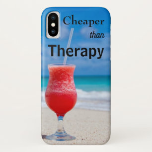 熱帯ビーチ写真より安いセラピー iPhone X ケース