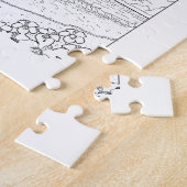 熱帯ビーチ成体着色パズル ジグソーパズル (側面)