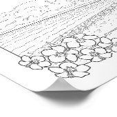 熱帯ビーチ成体着色ポスター ポスター (角)