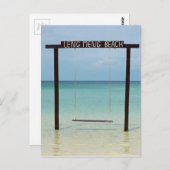 熱帯ビーチ振動 ポストカード (正面/裏面)