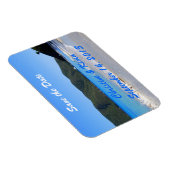 熱帯ビーチ日付磁石を保存 マグネット (右側)